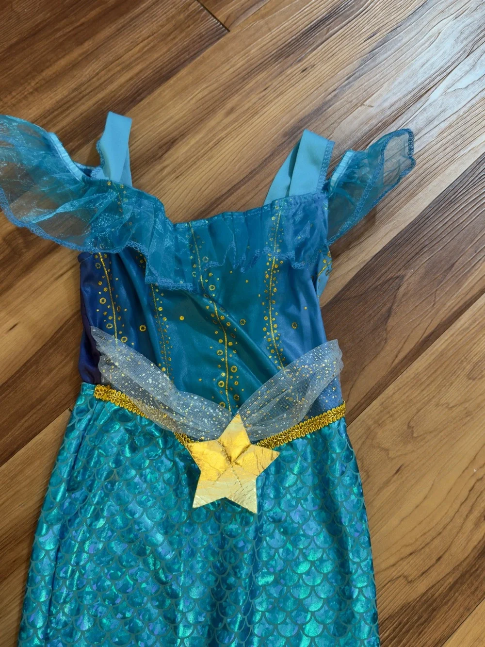 Target Teal and Gold Mermaid Dress Costume